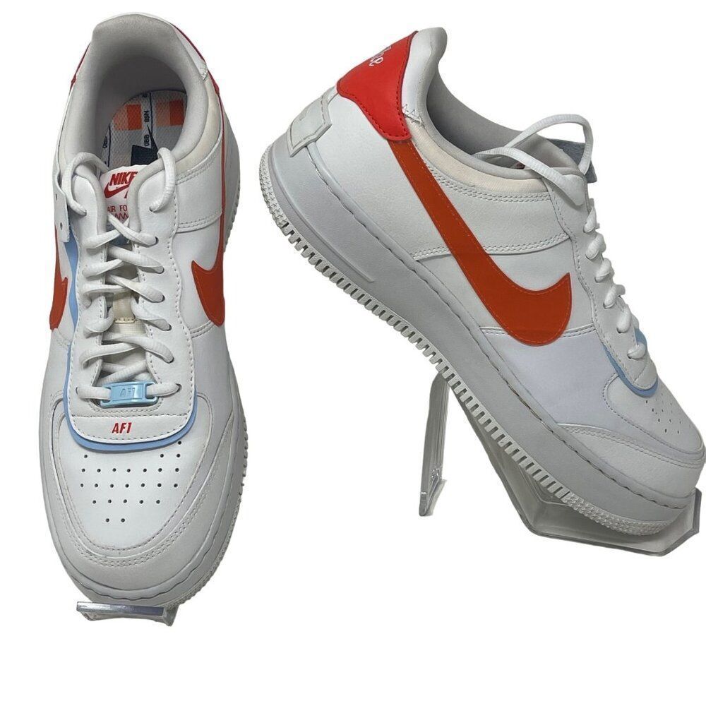 Nike Air Force 1 Shadow SE 'Team Orange Blue' Women's size 12